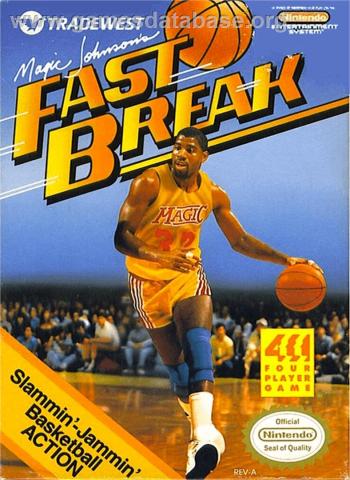 Cover Magic Johnson's Fast Break for NES
